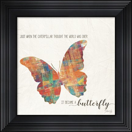 Framed Butterfly Print