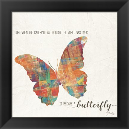 Framed Butterfly Print