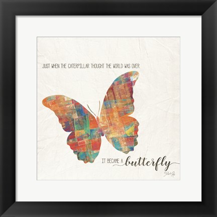 Framed Butterfly Print