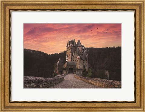 Framed Burg Eltz Print