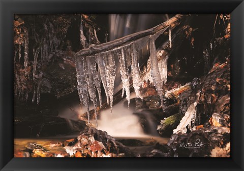 Framed Icicles Print