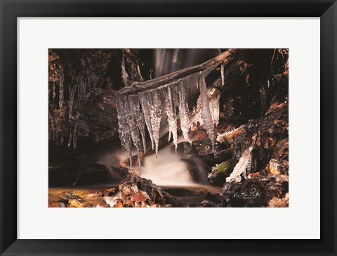 Framed Icicles Print