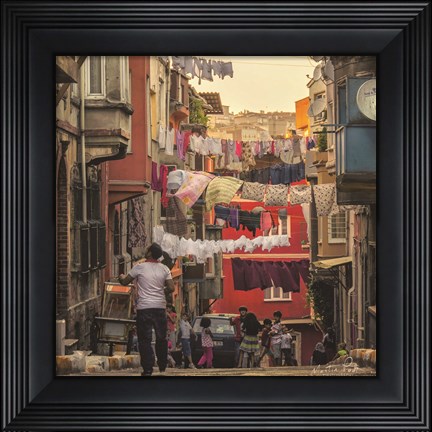 Framed Streets of Istanbul Print