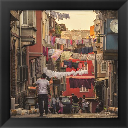 Framed Streets of Istanbul Print