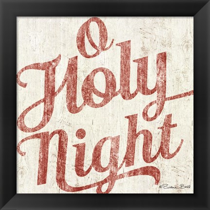 Framed O Holy Night Print