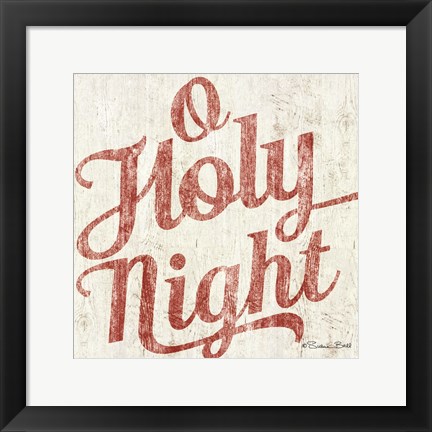 Framed O Holy Night Print