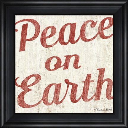 Framed Peace on Earth Print