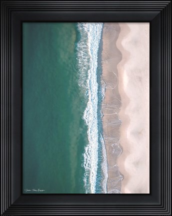 Framed Sand and the Sea Print