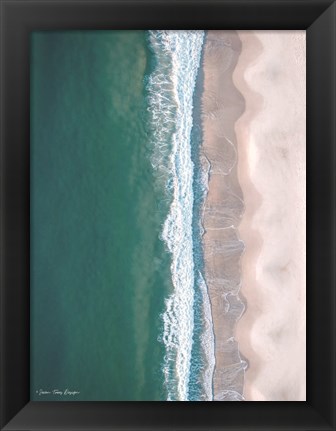 Framed Sand and the Sea Print