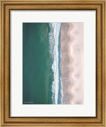 Framed Sand and the Sea Print