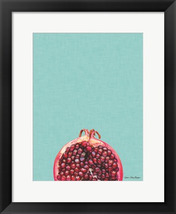 Framed Blue Pomegranate Print