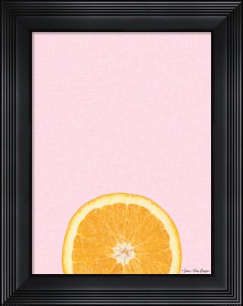 Framed Pink Orange Print