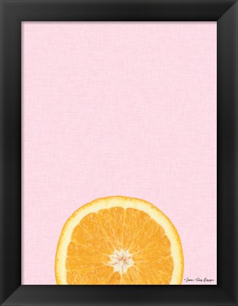 Framed Pink Orange Print