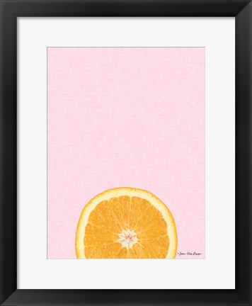 Framed Pink Orange Print