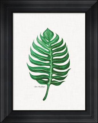Framed Watercolor Leaf Print