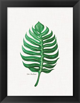 Framed Watercolor Leaf Print