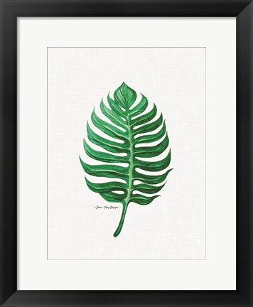 Framed Watercolor Leaf Print