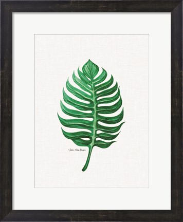 Framed Watercolor Leaf Print