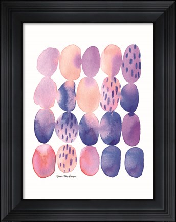 Framed Abstract Watercolor II Print