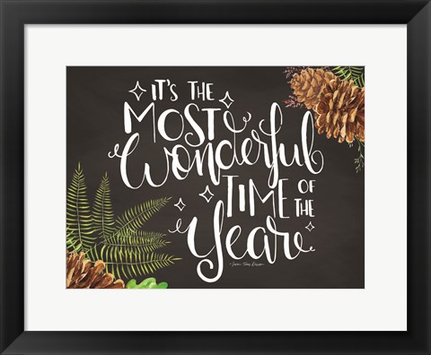 Framed Wonderful Time of the Year Print