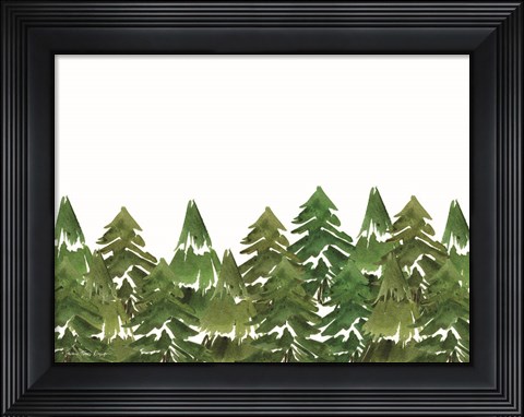 Framed Trees in a Row I Print