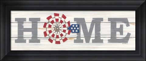 Framed Patriotic Home Print