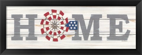 Framed Patriotic Home Print