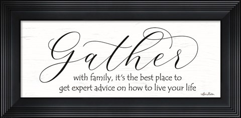 Framed Expert Advice Print