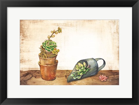 Framed Vintage Planting Scoop Print