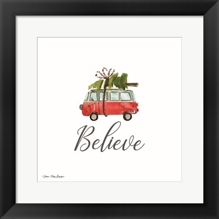 Framed Believe Print