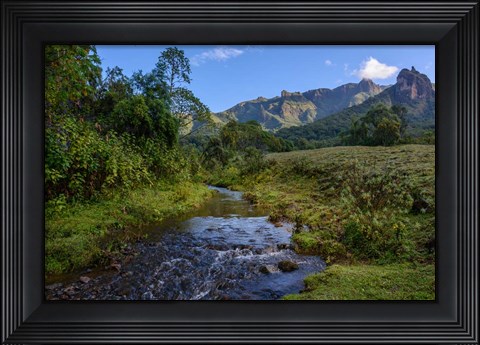 Framed Harenna Escarpment Bale Mountains National Park Ethiopia Print