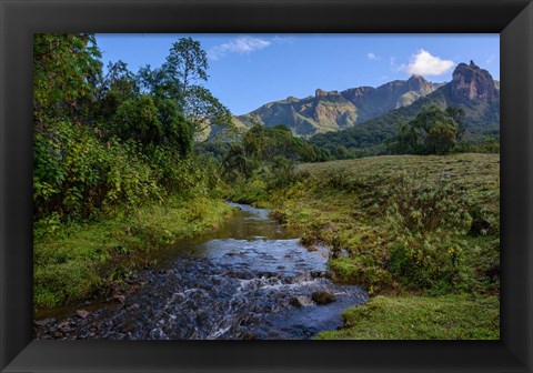 Framed Harenna Escarpment Bale Mountains National Park Ethiopia Print