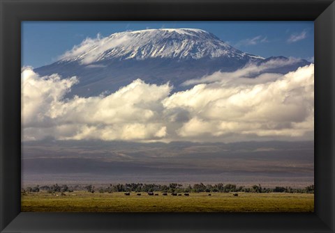 Framed Amboseli National Park, Kenya Print