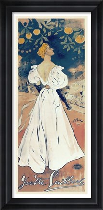 Framed Yvette Guilbert Print