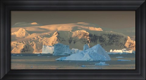 Framed Iceberg, Antarctica Print