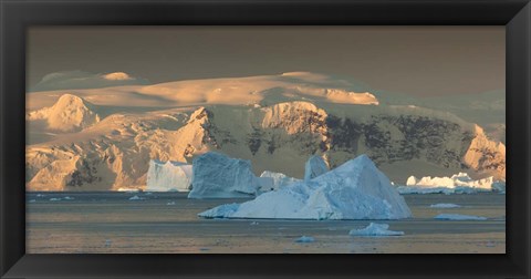 Framed Iceberg, Antarctica Print