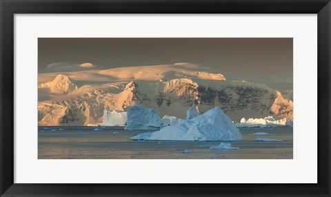 Framed Iceberg, Antarctica Print