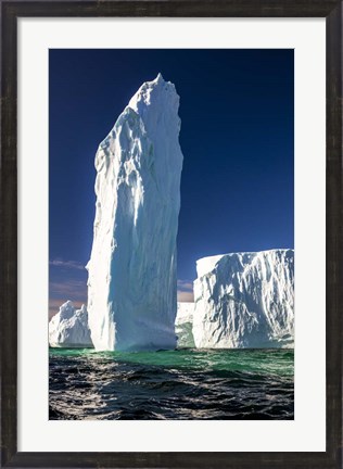 Framed Ice Monolith, Antarctica Print