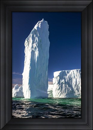 Framed Ice Monolith, Antarctica Print