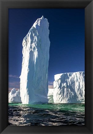 Framed Ice Monolith, Antarctica Print