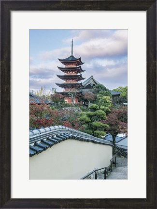Framed Japan, Miyajima, Toyokuni Shrine Pagoda Print