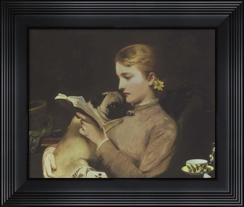 Framed Blond and Brunette, 1879 Print