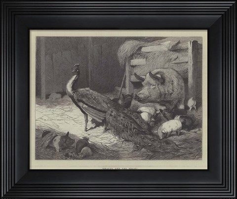 Framed Beauty and the Beast Print