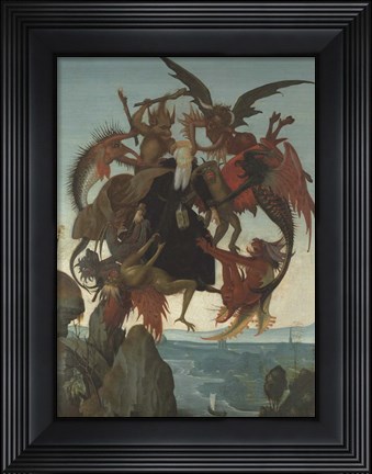 Framed Torment of Saint Anthony Print