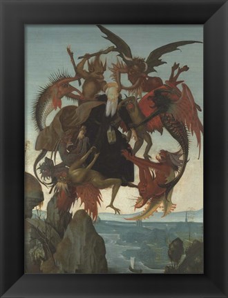 Framed Torment of Saint Anthony Print