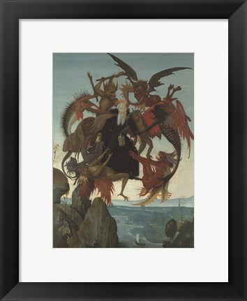 Framed Torment of Saint Anthony Print