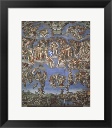 Framed Last Judgement Print