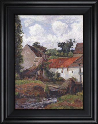 Framed Farm at Osny Print