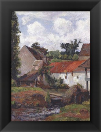 Framed Farm at Osny Print