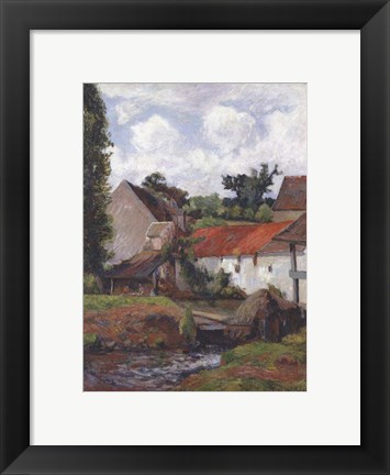 Framed Farm at Osny Print